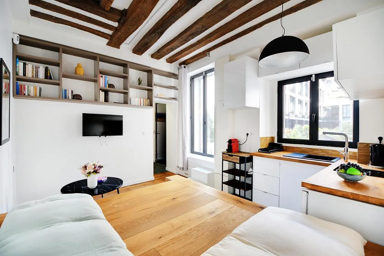 Magnifique Studio2P Maraisbastille Lejlighed Paris